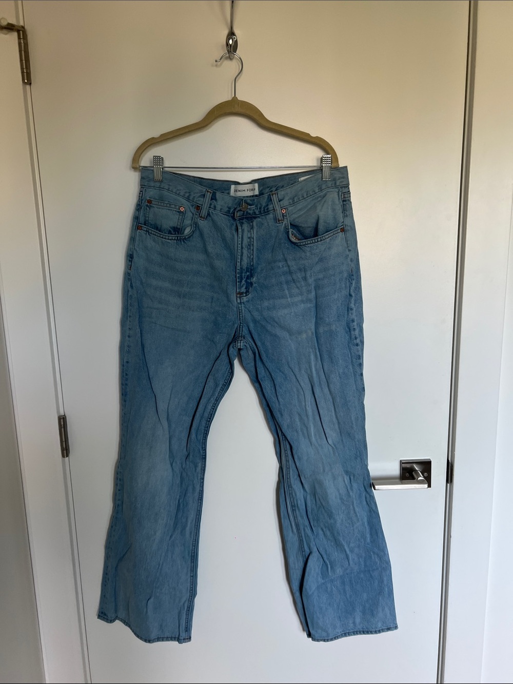 Denim Forum 90s Relax Mid-Rise Wide Jeans